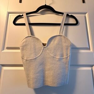 H&M Light Gray Knit Top